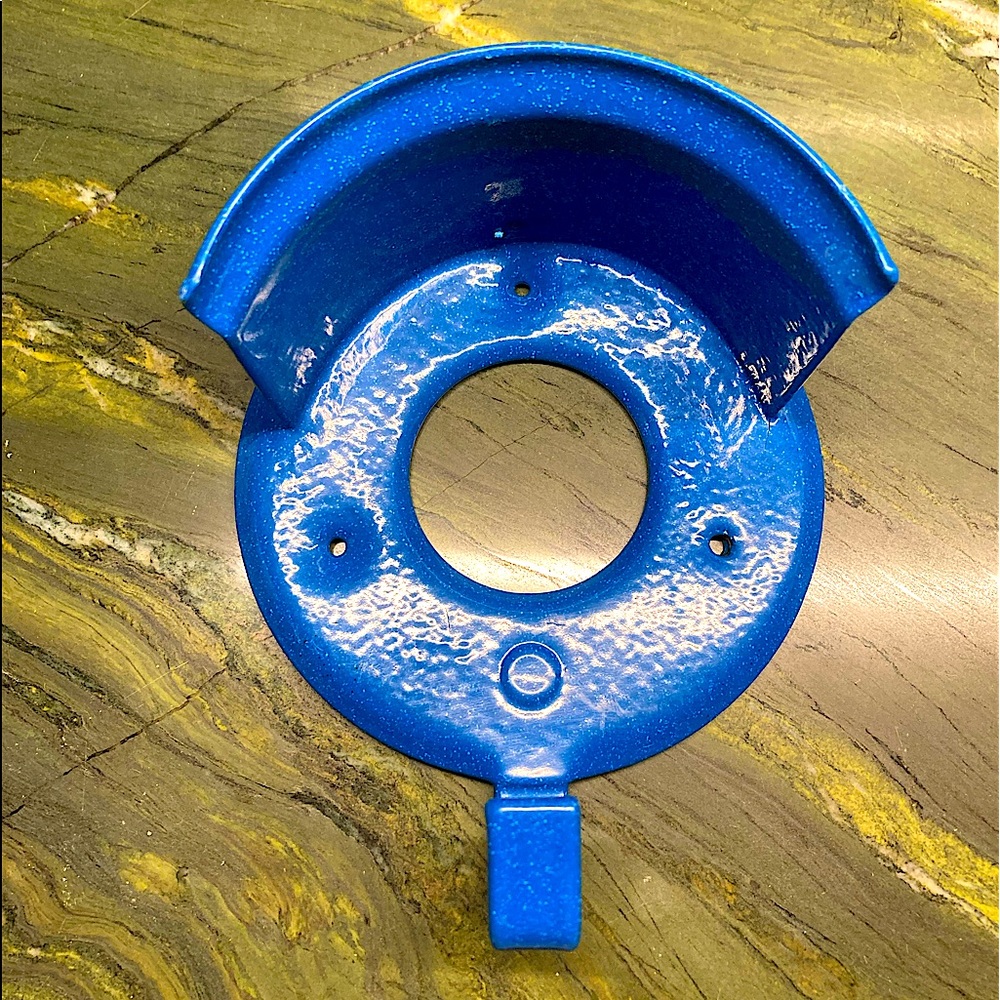Horse Bridle Holder Coated Metal Cobalt Blue Wall Mount New